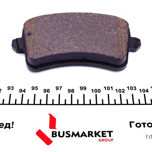 246060055410 BRECK Колодки гальмівні (задні) Audi A4/A5/Q5 07- (TRW) (ceramic) High quality