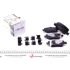 246640070410 BRECK Колодки гальмівні (задні) Toyota Auris 06-/Corolla 1.3-2.0D 12- (Galfer)