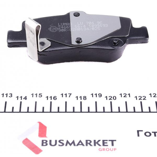 246640070410 BRECK Колодки гальмівні (задні) Toyota Auris 06-/Corolla 1.3-2.0D 12- (Galfer)