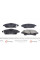 246680070100 BRECK Колодки гальмівні (передні) Toyota Avensis/Auris 1.6-2.0 D-4D 08- (Bosch)