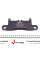 247210055300 BRECK Колодки гальмівні (задні) VW Touareg/Porsche Cayenne 10- (187.5x79.8) (ceramic) High quality