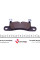 247210055300 BRECK Колодки гальмівні (задні) VW Touareg/Porsche Cayenne 10- (187.5x79.8) (ceramic) High quality