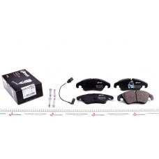 247430055100 BRECK Колодки гальмівні (передні) Audi A4/A5/A7 07- (Lucas) (з датчиком) (ceramic) High quality