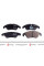 247430055100 BRECK Колодки гальмівні (передні) Audi A4/A5/A7 07- (Lucas) (з датчиком) (ceramic) High quality