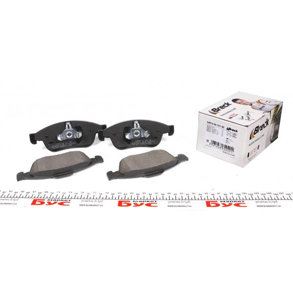 249140070100 BRECK Колодки гальмівні (передні) Renault Fluence/Megane/Scenic 08-