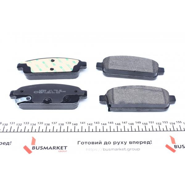 250960070420 BRECK Колодки гальмівні (задні) Opel Astra J 09- (з датчиком)