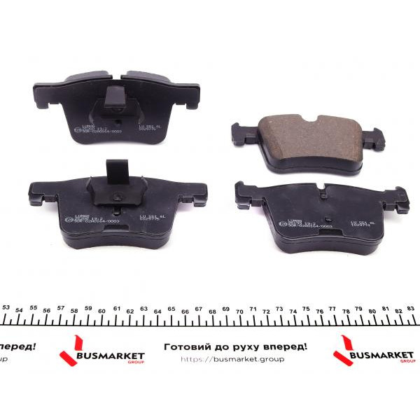 251990055100 BRECK Колодки гальмівні (передні) BMW 1 (F20)/2 (F22)/3 (F30)/4 (F32) 11- (Bosch) (ceramic) High quality