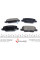 256880070200 BRECK Колодки гальмівні (задні) Mitsubishi Outlander III/Mazda 6 12- (Akebono)