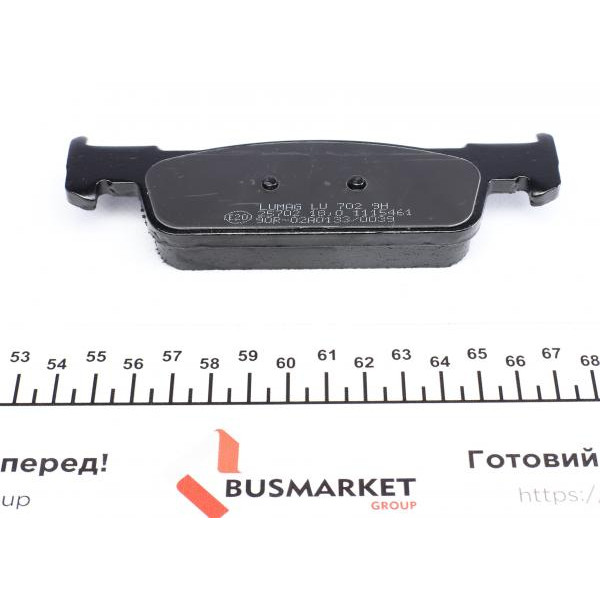 257020070200 BRECK Колодки гальмівні (передні) Dacia Logan/Renault Clio 12-