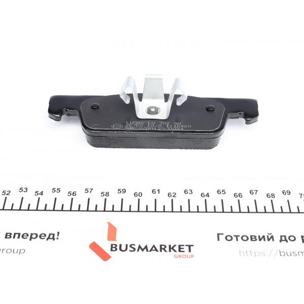 257020070200 BRECK Колодки гальмівні (передні) Dacia Logan/Renault Clio 12-