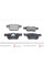 258330070100 BRECK Колодки гальмівні (передні) Citroen C4/Peugeot 308 13- (Teves)