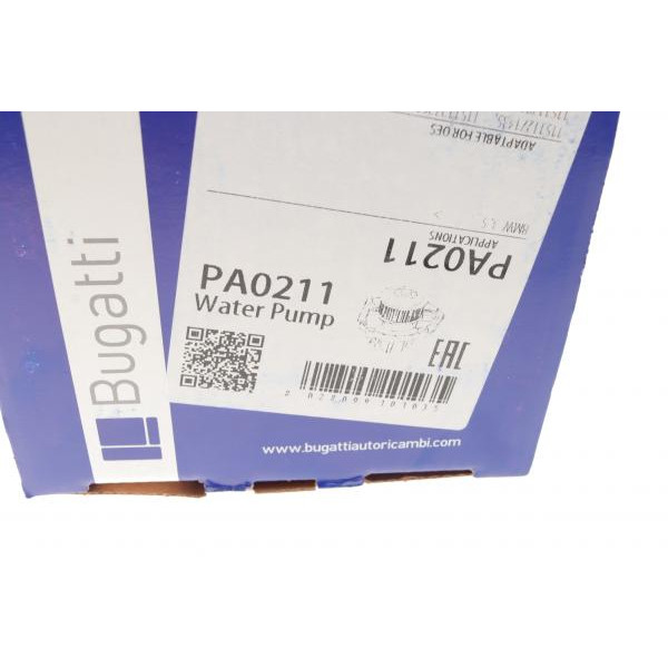 PA0211 BUGATTI Помпа води BMW 3 (E30)/5 (E28) -88 (M20)