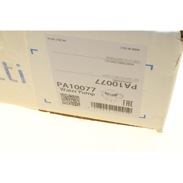 PA10077 BUGATTI Помпа води Fiat Ducato/Iveco Daily III/IV/V/VI 2.3D/JTD 02-/Peugeot Boxer 2.3HDi 10- (R/B) (7 лоп.)