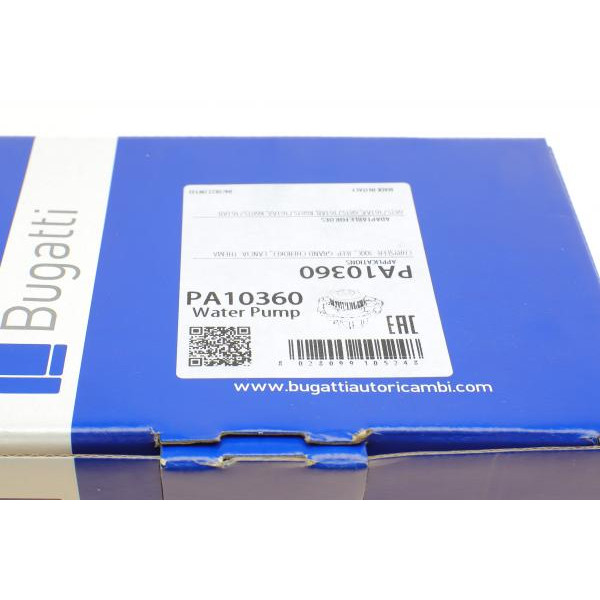 PA10360 BUGATTI Насос води Chrysler 300C/Jeep Grand Cherokee 3.0 CRD 11- (R/B) (7 лоп.)