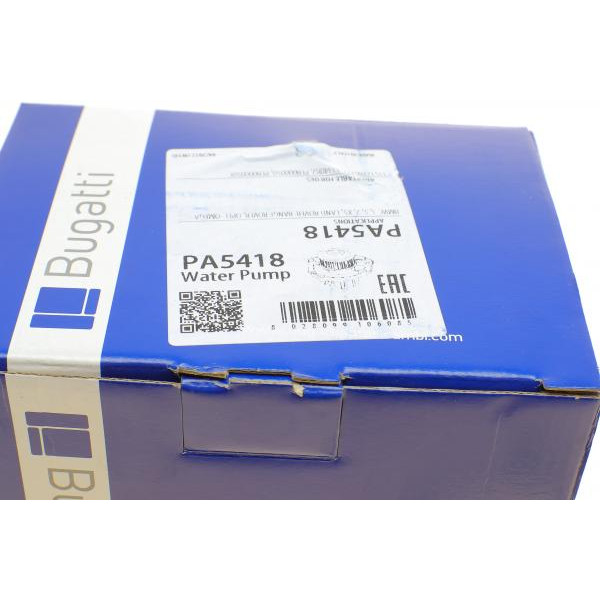 PA5418 BUGATTI Помпа води BMW 3/5/7/X5 330d/xd/525d/530d/730d/3.0d 98-05/Opel Omega B 2.5TDI (R/B) (6 лоп.)