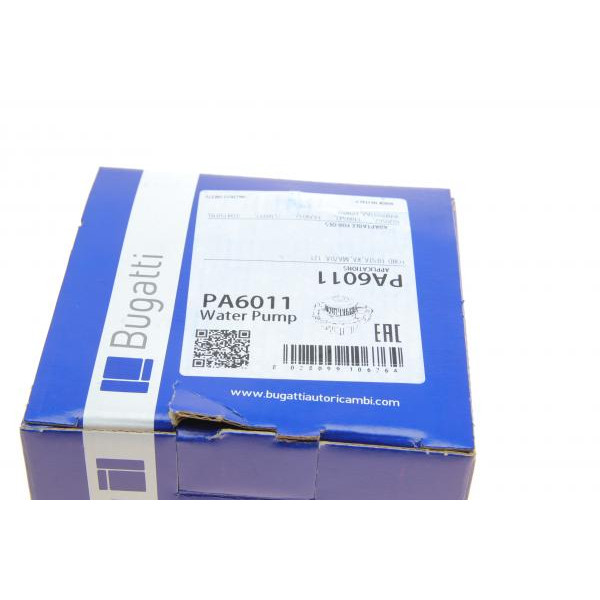PA6011 BUGATTI Помпа води Ford Fiesta 95-02/KA 96-08/Mazda 121 1.3i 96-03