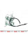 4302616 CAVO Трос ручника VW Golf V/Audi A3/Skoda Octavia 97-13 (1450/810 mm)