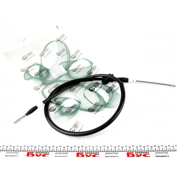 4302635 CAVO Трос ручника (R) Audi 80/90 87-91 (1298/1032mm)
