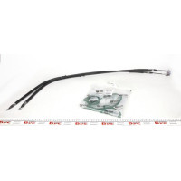 5902607 CAVO Трос ручника Opel Combo 01- (барабанні гальма) (1235/1040mm) (к-кт)