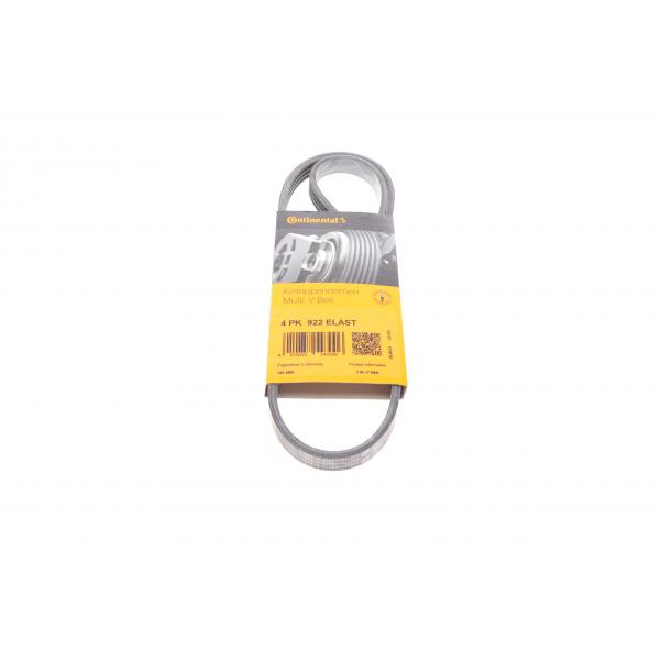 4PK922ELAST CONTINENTAL Ремінь генератора Fiat Ducato/Peugeot Boxer 2.2JTD/HDi 06-