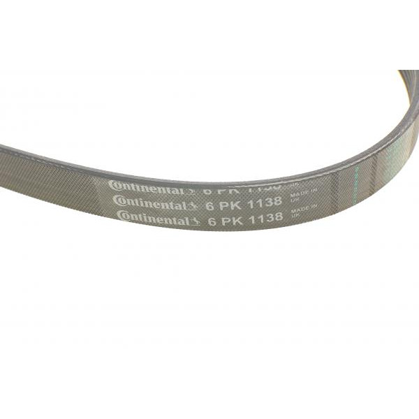 6PK1138 CONTINENTAL Ремінь генератора VW Caddy/T5 1.9TDI/2.0SDI 04-10/Renault Laguna/Megane/Trafic 1.9dTi/dCi 96-01