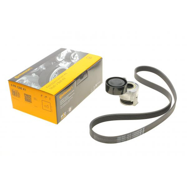 6PK1200K1 CONTINENTAL Комплект ременя генератора Renault Clio/Kangoo/Megane/Scenic 1.5dCi 01- (6PK1200)
