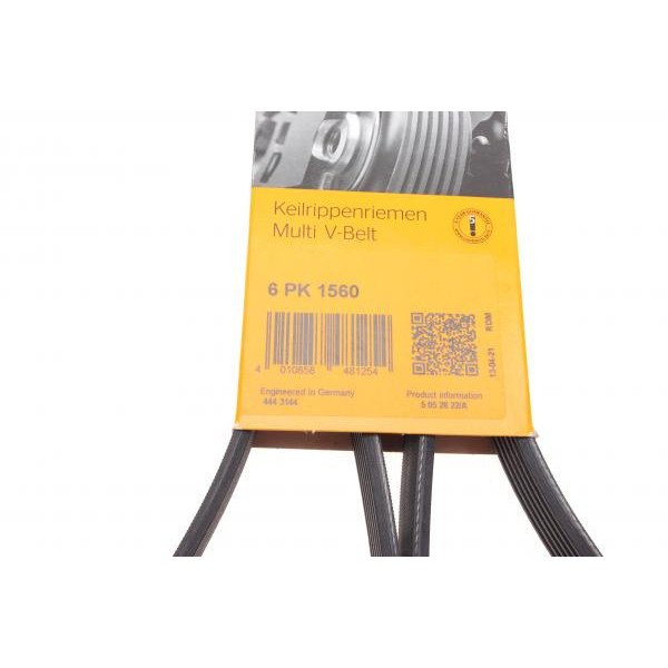 6PK1560 CONTINENTAL Ремінь генератора Citroen Berlingo 1.6 00-08/ Nemo 1.4i 08-