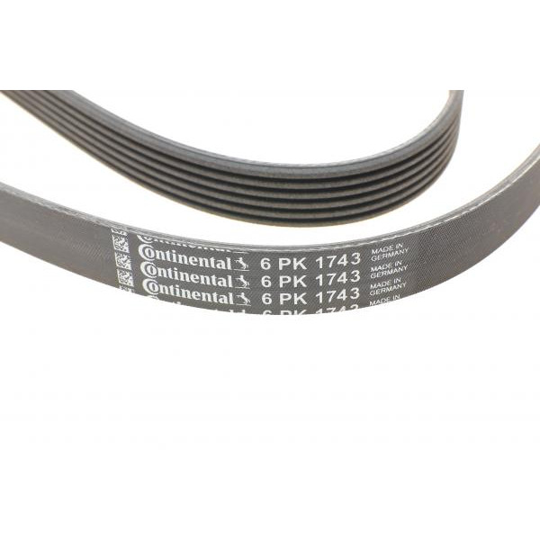 6PK1743 CONTINENTAL Ремінь генератора Peugeot 206/306/4007/406/4007/Citroen C5 1.9TD/2.0/2.2HDI 96-/Ford Galaxy 2.2 08-