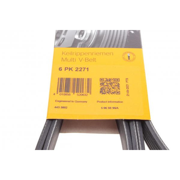 6PK2271 CONTINENTAL Ремінь генератора MB Sprinter CDI (+AC)