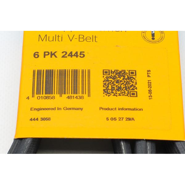 6PK2445 CONTINENTAL Ремінь генератора MB E-class (W211) 5.5 02-08 (M113)/Land Rover Range Rover 5.0SCV8 13-