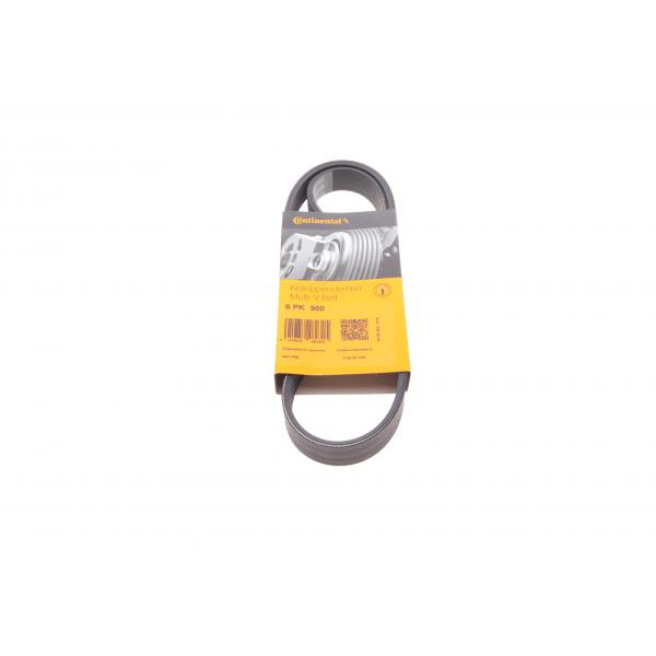 6PK900 CONTINENTAL Ремінь генератора VW Caddy/Golf/Skoda Octavia 1.6/2.0 04-15/Fiat Ducato 2.5TDI 94-02/Scudo 1.6 96-06