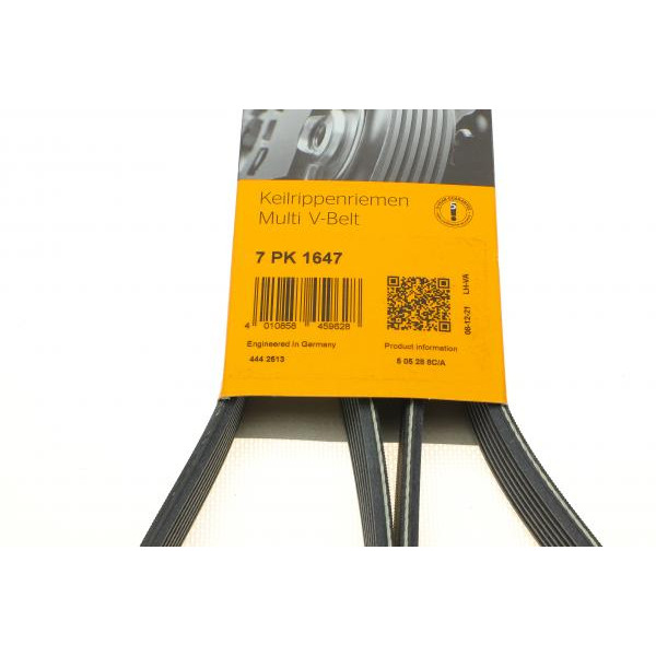 7PK1647 CONTINENTAL Ремінь генератора BMW 5 (F10/G30/F90)/7 (F01/F02/F03/F04/G11/G12)/X5 (E70)/X6 (E71/E72) 09-