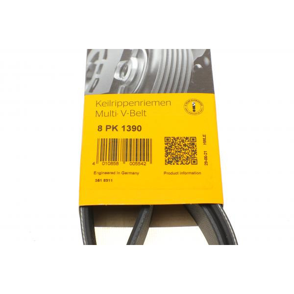 8PK1390 CONTINENTAL Ремінь генератора BMW 3 (F30/F80)/5 (F10)/ X5 (F15/F85)/ X6 (F16/F86) 13- (8PK1390)