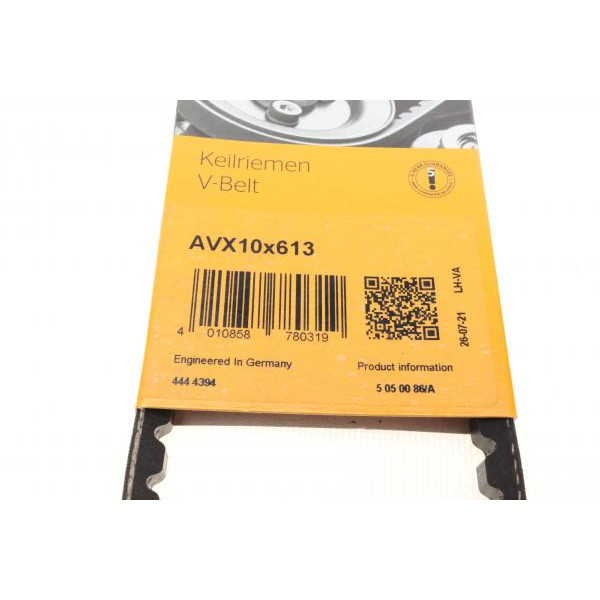 AVX10X613 CONTINENTAL Ремінь генератора Citroen GS/Daewoo Tigo/Land Rover Discovery I/Peugeot 305 II/505 78-00 (10х613)