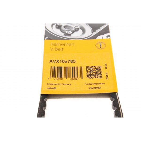 AVX10X785 CONTINENTAL Ремінь генератора Opel Omega A 2.0-3.0 91-98/Peugeot 305 1.3/1.5 77-86
