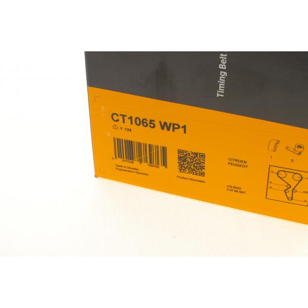 CT1065WP1 CONTINENTAL Комплект ГРМ + помпа Citroen Berlingo/C3/Peugeot 206/307/Partner 1.6 16V 00- (26x134z)