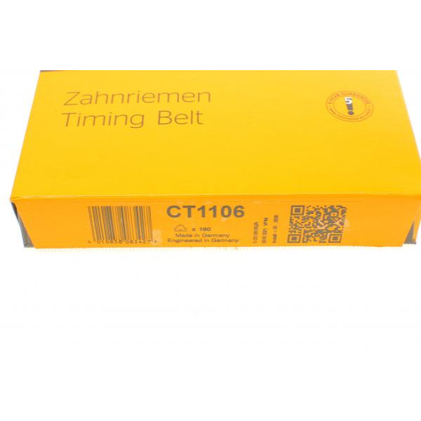 CT1106 CONTINENTAL Ремінь ГРМ Fiat Grande Punto 1.9D/Opel Astra H/Vectra C/Zafira 1.9 CDTI 05- (190x24)