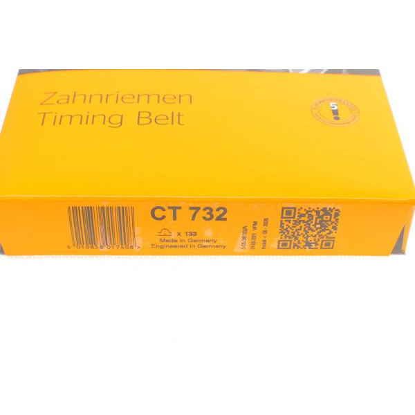 CT732 CONTINENTAL Ремінь ГРМ VW Golf III 1.6 92-97/Seat Cordoba/Ibiza 1.6i 93-02 (19x133z)