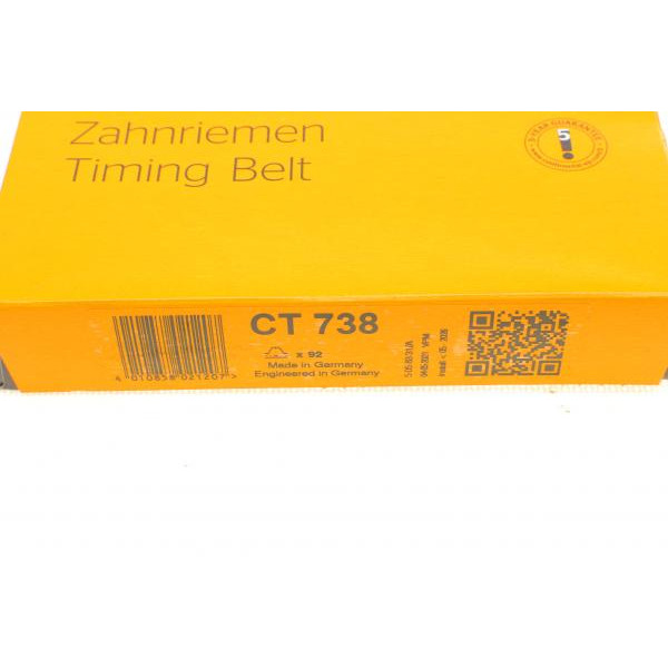 CT738 CONTINENTAL Ремінь ГРМ Hyundai Accent/Mitsubishi Colt/Lancer 1.3/1.5 85-96 (22x92z)