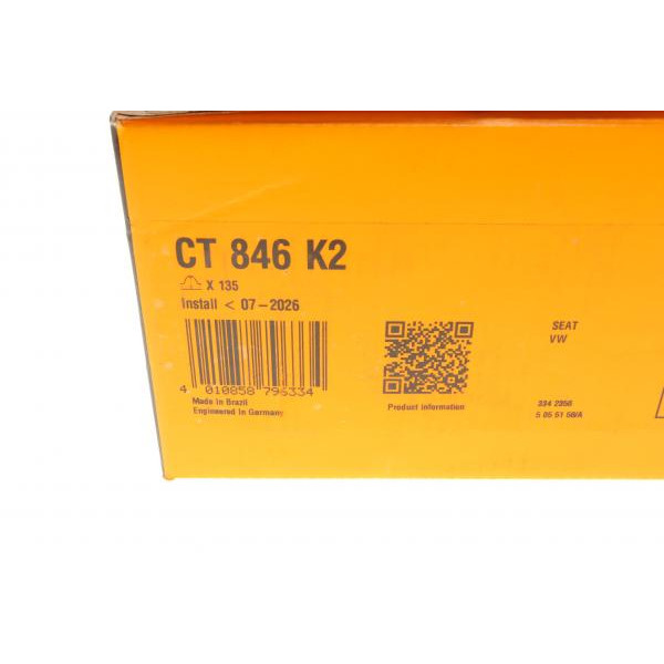 CT846K2 CONTINENTAL Комплект ГРМ VW Caddy II/Polo 1.0/1.4 95-04 (19x135)