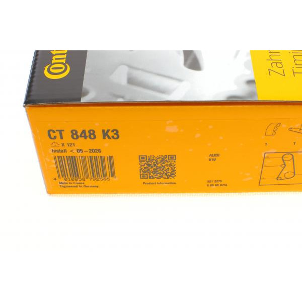 CT848K3 CONTINENTAL Комплект ГРМ Audi A4/VW Passat 1.6i 96-00 (18x121z)
