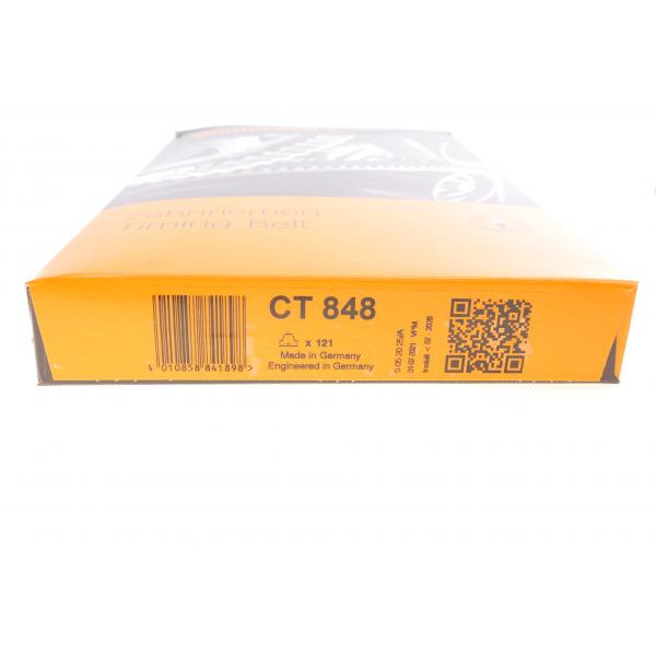 CT848 CONTINENTAL Ремінь ГРМ VW Golf/Polo/Passat 1.6/1.8 91-02/Audi A4 1.6 94-01 (121x18)