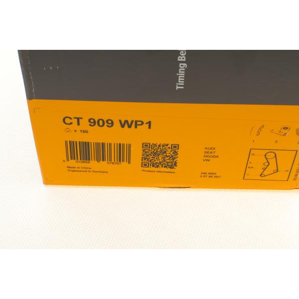 CT909WP1 CONTINENTAL Комплект ГРМ + помпа Skoda Octavia 96-10/VW Golf IV/Bora 96-05/Audi A4 1.8/1.8T 95-03 (23x150z)