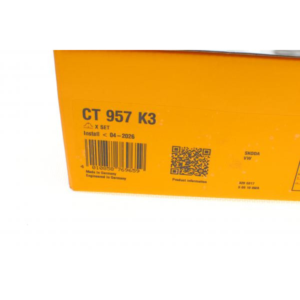 CT957K3 CONTINENTAL Комплект ГРМ VW Caddy III/Golf 1.4 97-13/Skoda Fabia/Octavia/Roomster 1.4 00-15 (20x130z/17x58z)