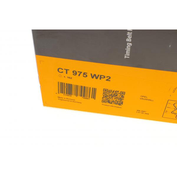 CT975WP2 CONTINENTAL Комплект ГРМ + помпа Opel Astra G/H/Vectra 1.8 16V 98-10 (20x162z)