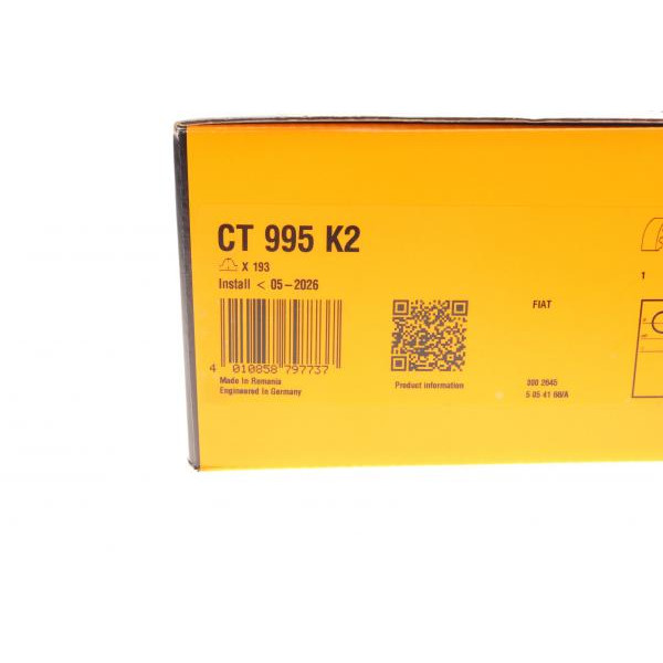 CT995K2 CONTINENTAL Комплект ГРМ Fiat Brava/Bravo/Doblo/Palio/Punto 1.9D 01- (24x193z)