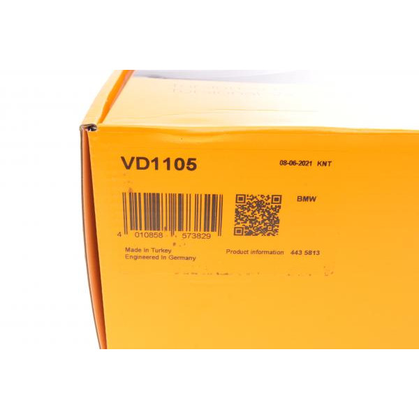 VD1105 CONTINENTAL Шків колінвалу BMW 3 (E90/E91/E92)/5 (E60/E61)/X5 (E53/E70)/X6 (E71/E72) 2.5D/3.0D 02-14 (6PK+4PK)