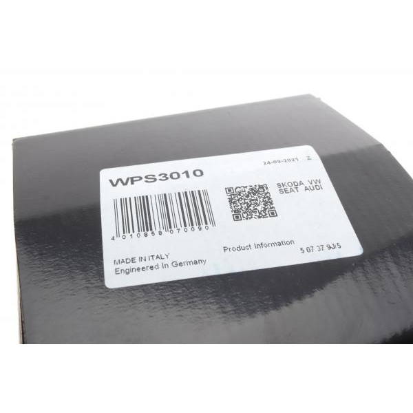 WPS3010 CONTINENTAL Помпа води Audi A4/A6/Skoda Felicia/VW Caddy/Passat/Polo 1.9D/TDI/SDI 95-/Polo 1.7SDI 97-01