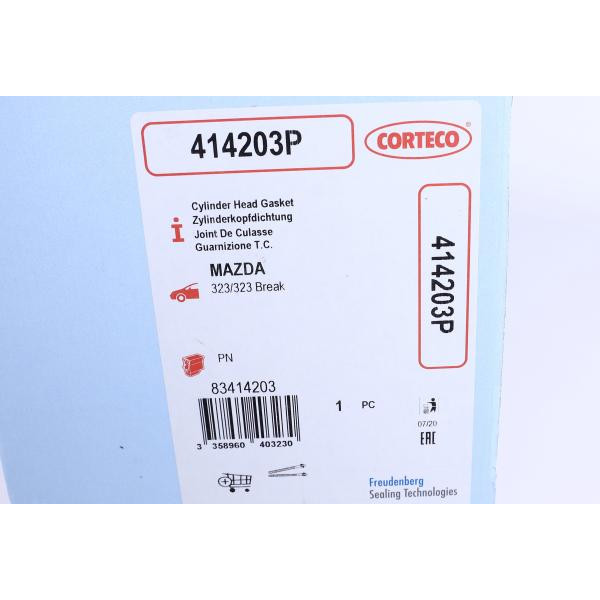 414203P CORTECO Прокладка ГБЦ Mazda 323 III/IV 1.7D 84-97 (1.7mm)