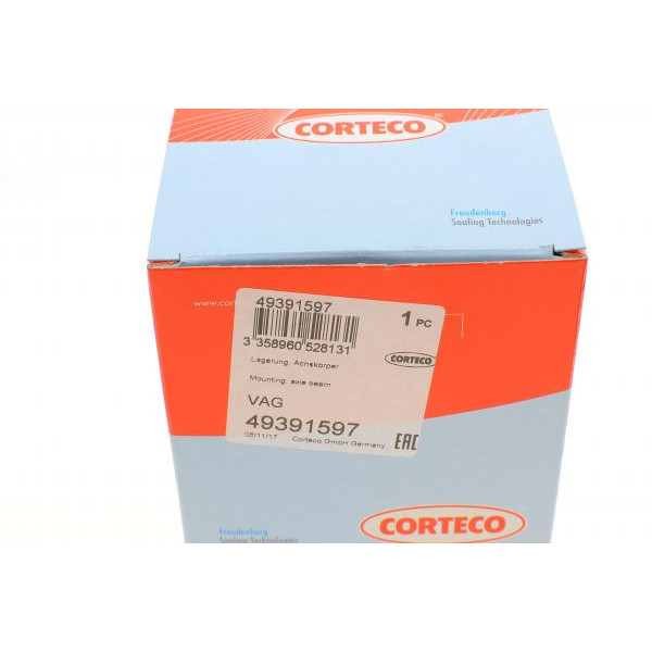 49391597 CORTECO Сайлентблок балки (задньої) Audi A4/A5/A6/A7/A8 07-